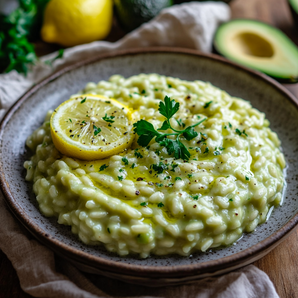 Avocado-Risotto mit Zitronennote Avocado-Info