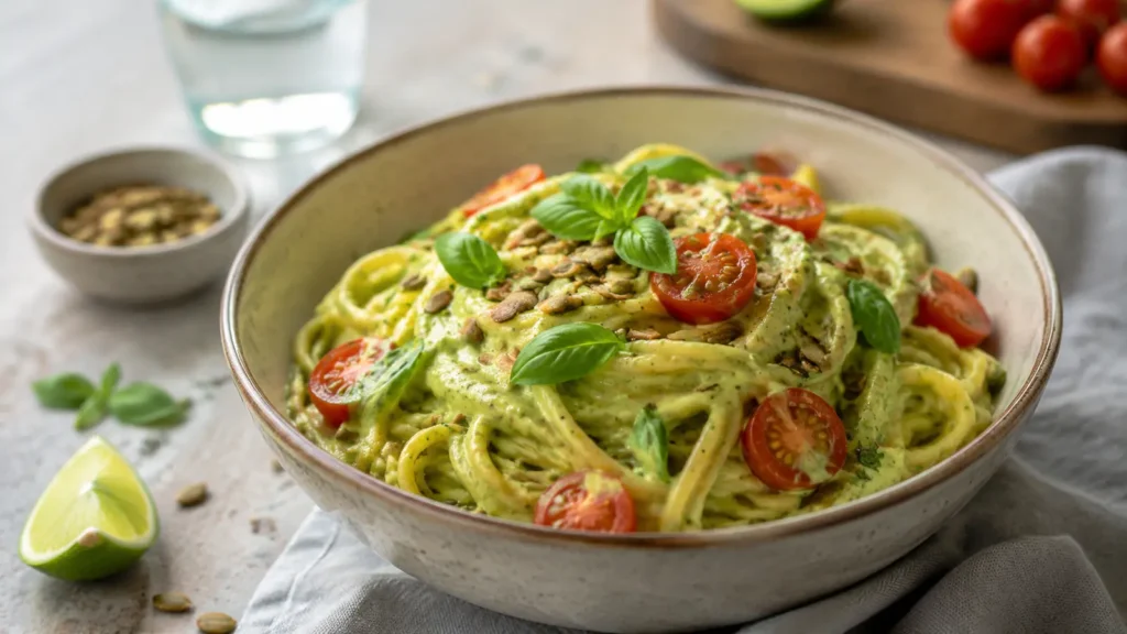 avocado-limetten-pasta