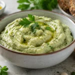 Cremiger Avocado-Weiße-Bohnen-Dip mit Zitrone